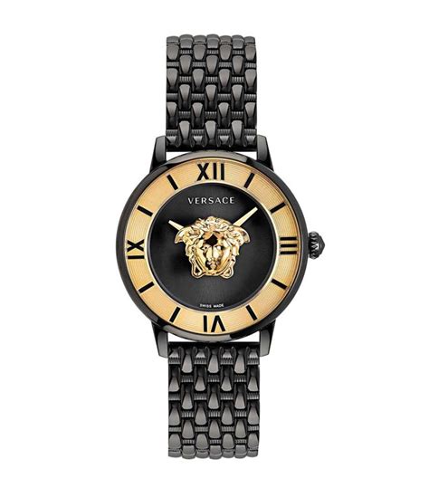 versace watch zwart goud|Versace watches for sale.